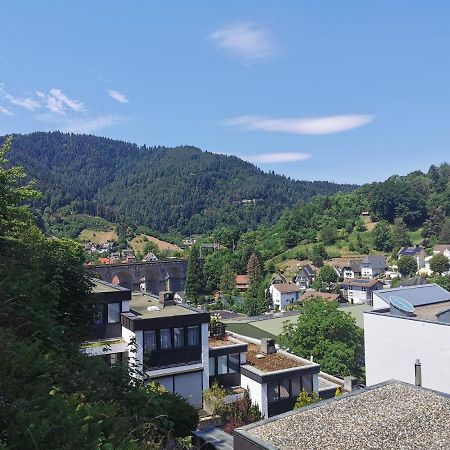 Terrassenwohnung Mit Toller Aussicht & Zentrumsnah Hornberg Buitenkant foto