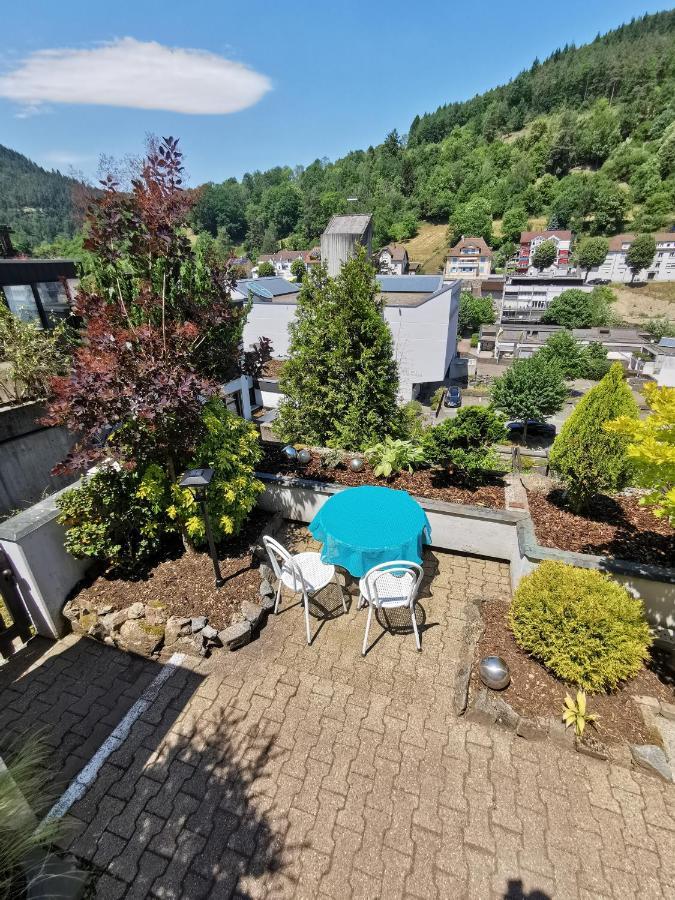 Terrassenwohnung Mit Toller Aussicht & Zentrumsnah Hornberg Buitenkant foto