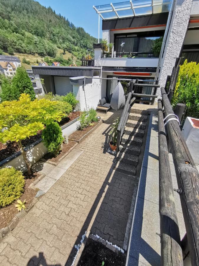 Terrassenwohnung Mit Toller Aussicht & Zentrumsnah Hornberg Buitenkant foto